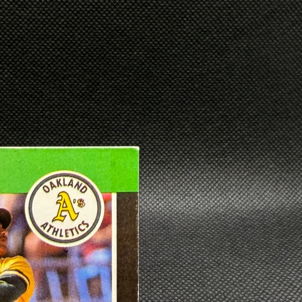 Stan Javier 1989 Donruss Error #185 Athletics Card EX